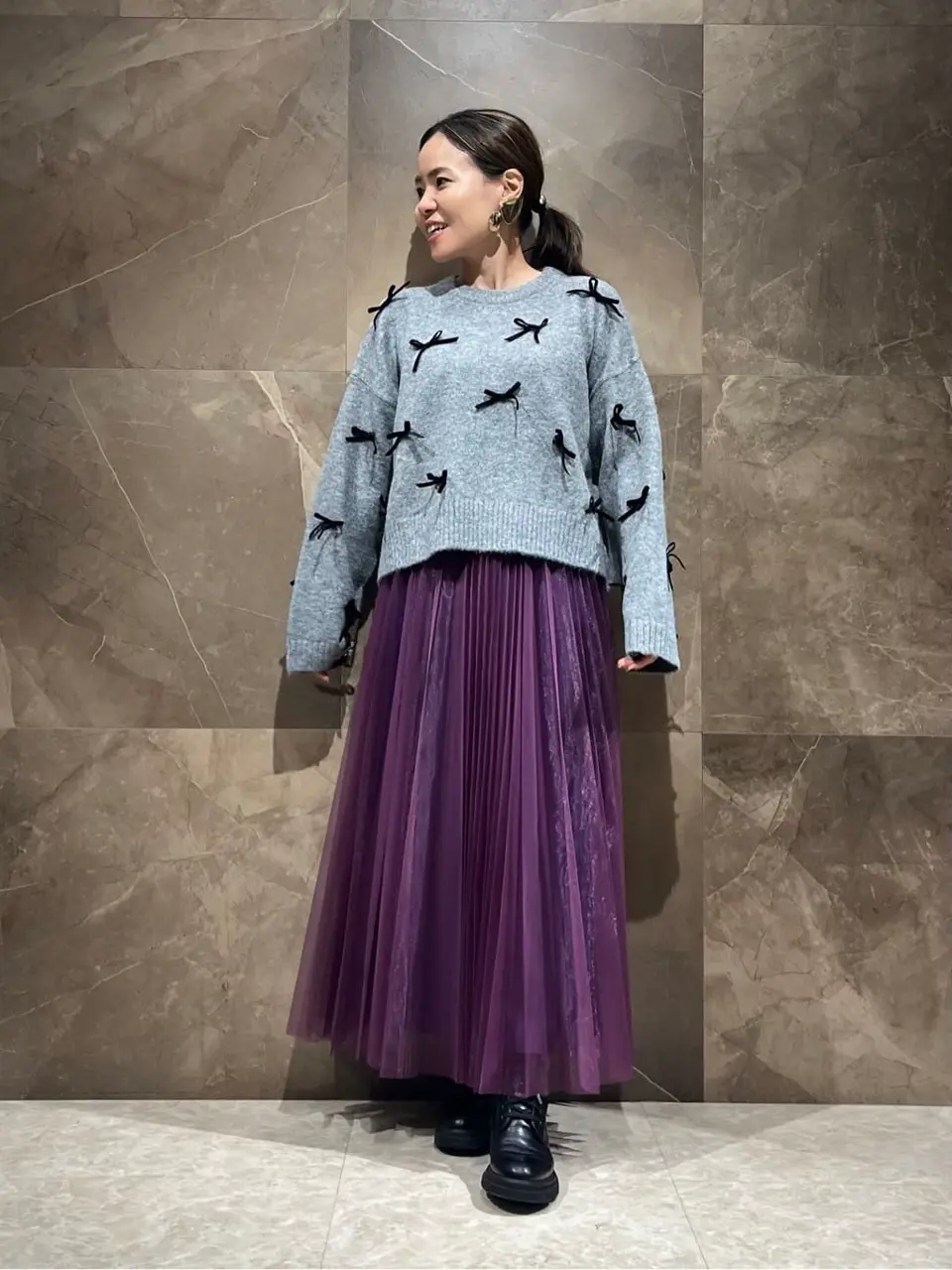 GRACE CONTINENTAL 穐山　香織 コーディネート画像