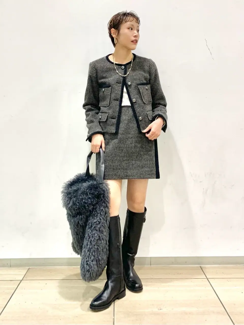 GRACE CONTINENTAL haruka iwasaki コーディネート画像