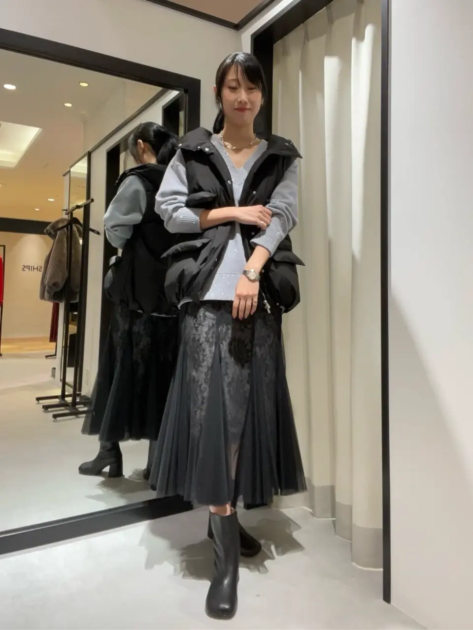 GRACE CONTINENTAL 端場　わかな コーディネート画像