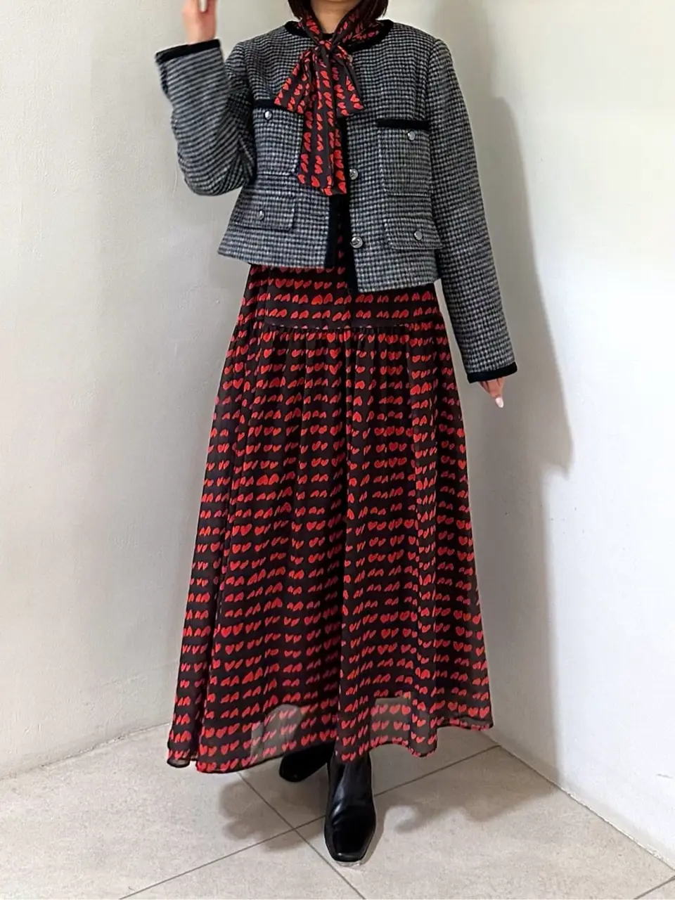 GRACE CONTINENTAL MORITA AI コーディネート画像