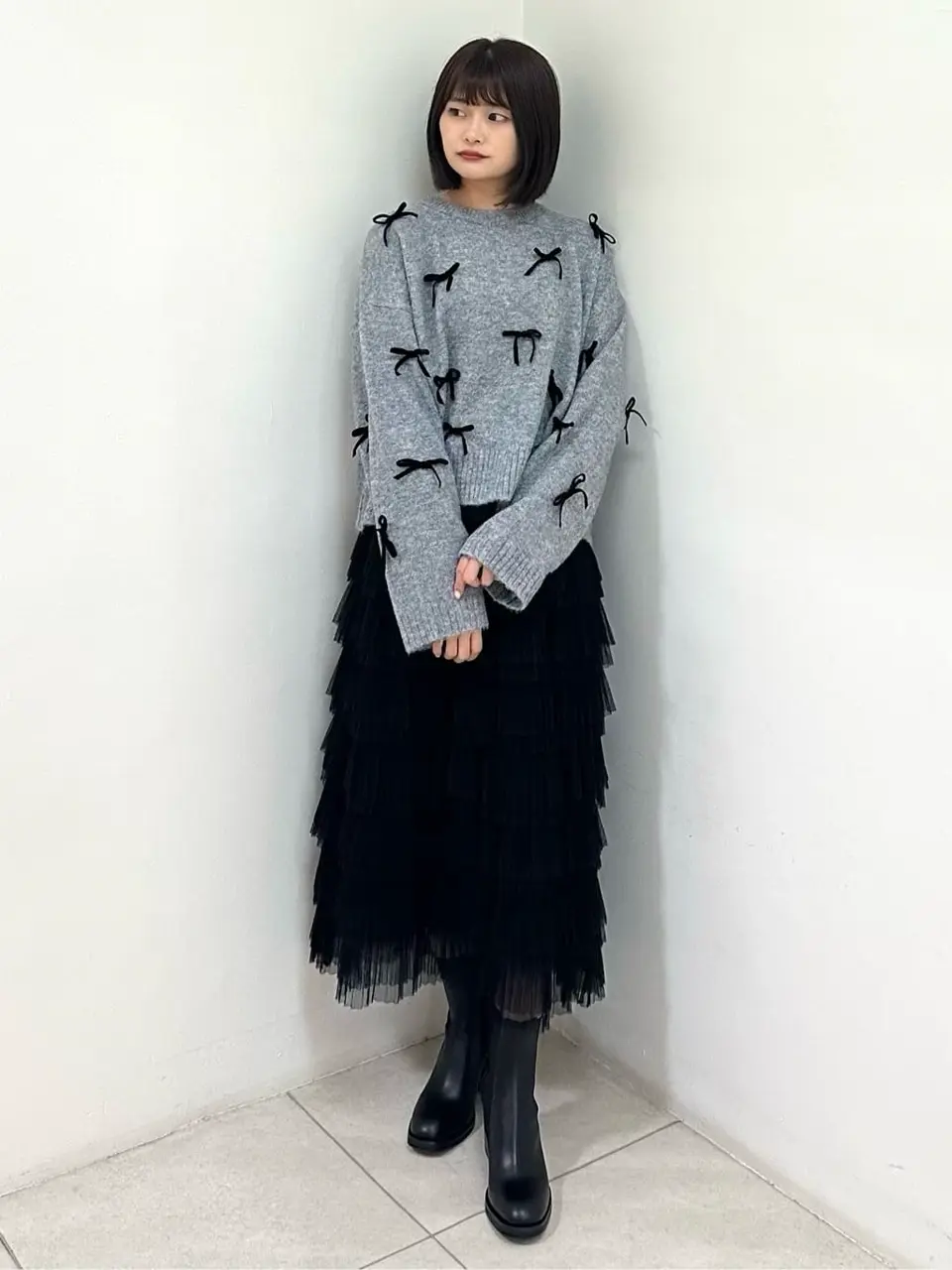 GRACE CONTINENTAL MORITA AI コーディネート画像