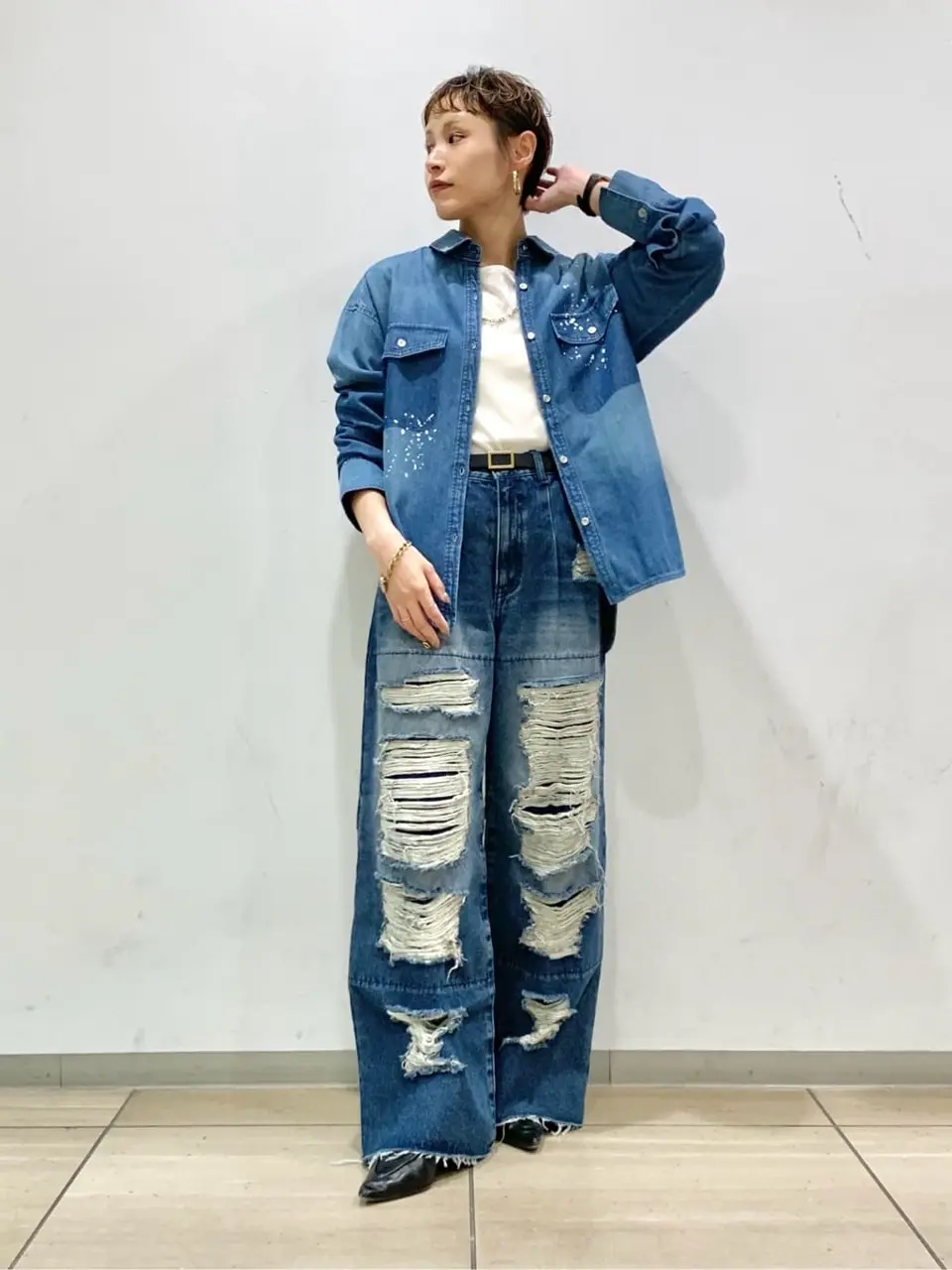 GRACE CONTINENTAL haruka iwasaki コーディネート画像