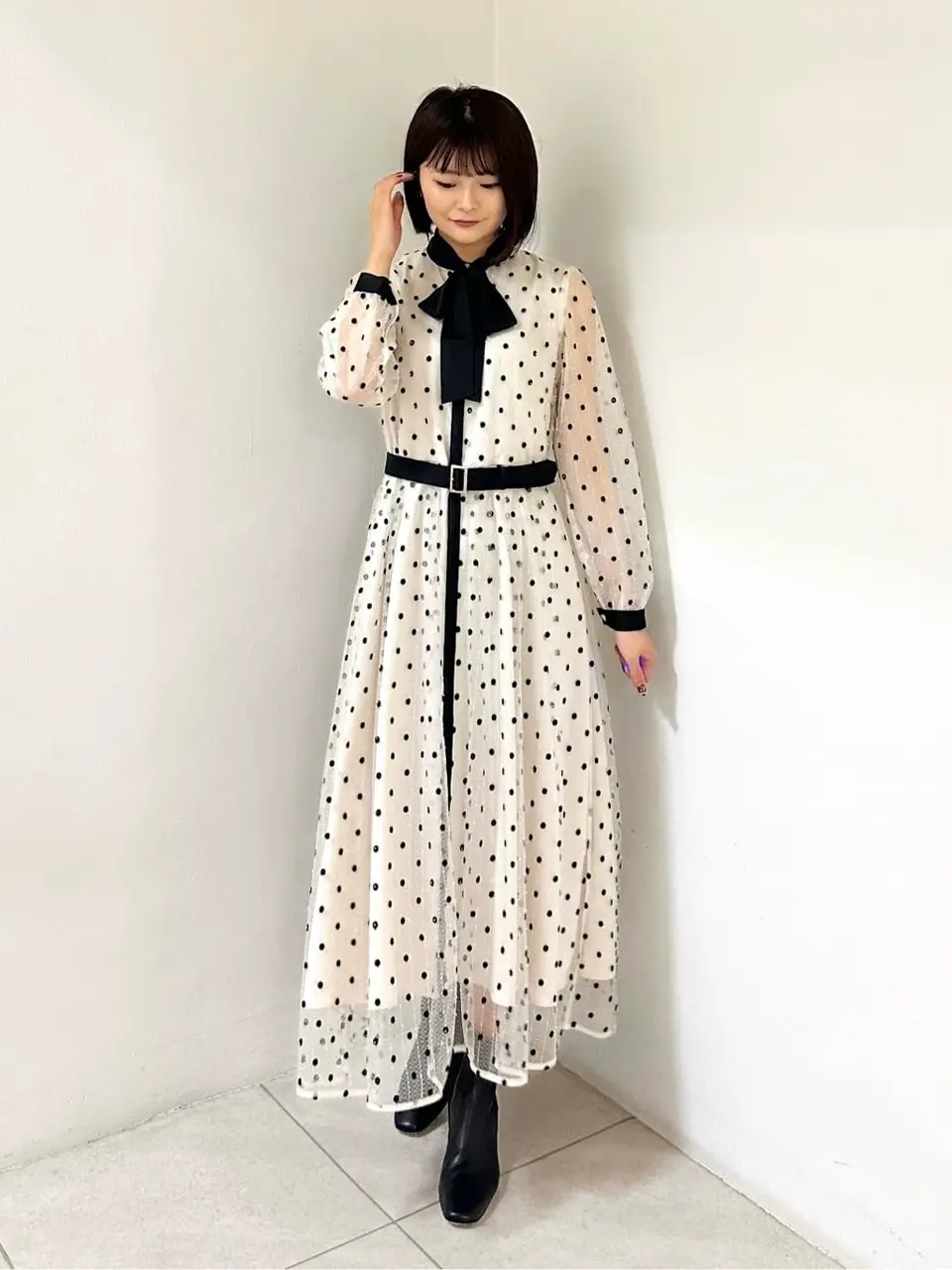 GRACE CONTINENTAL MORITA AI コーディネート画像