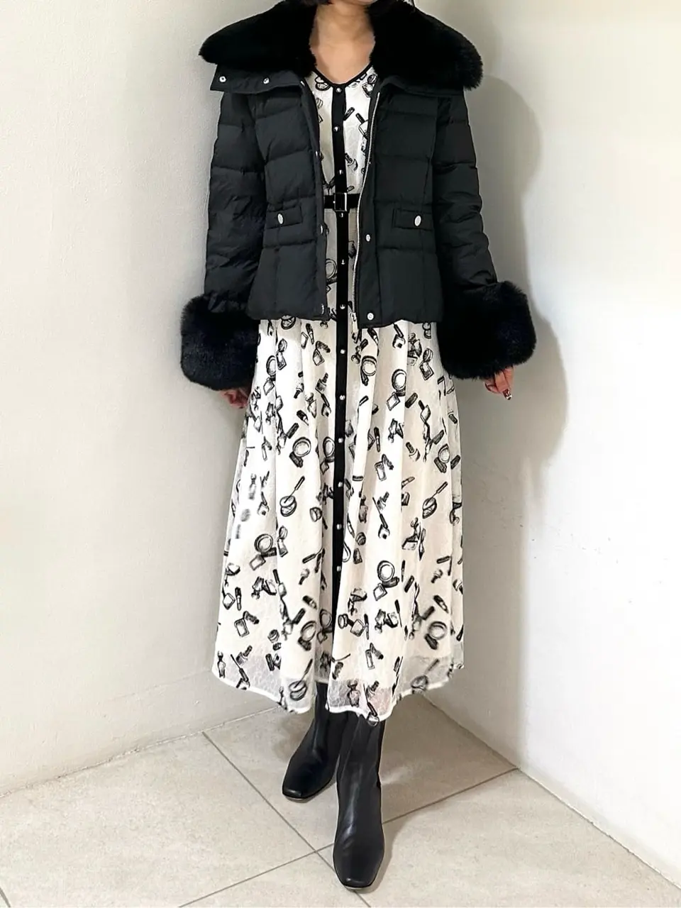 GRACE CONTINENTAL MORITA AI コーディネート画像