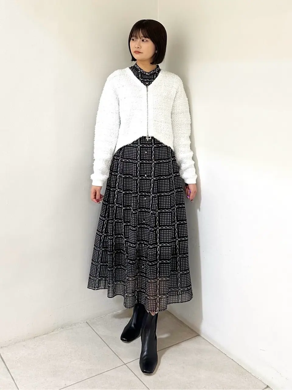 GRACE CONTINENTAL MORITA AI コーディネート画像