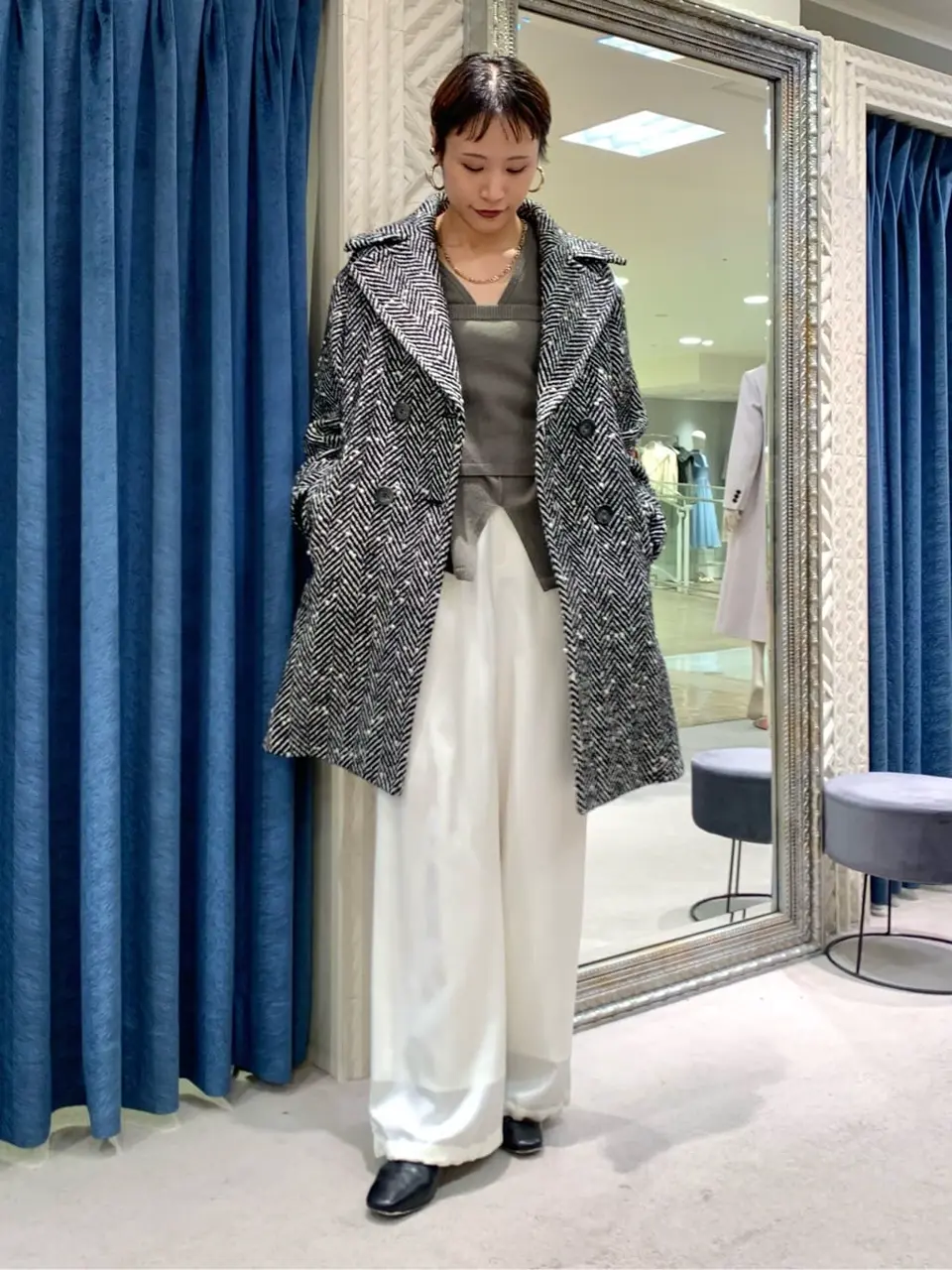 GRACE CONTINENTAL haruka iwasaki コーディネート画像