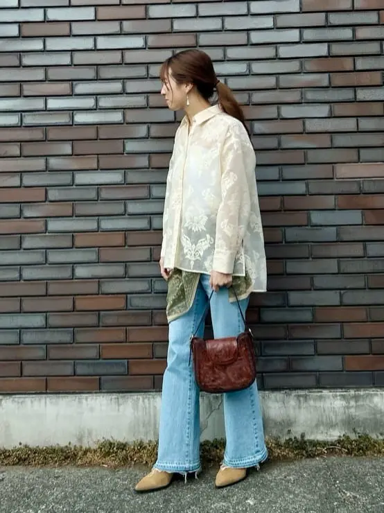 GRACE CONTINENTAL Hikaru Okada コーディネート画像