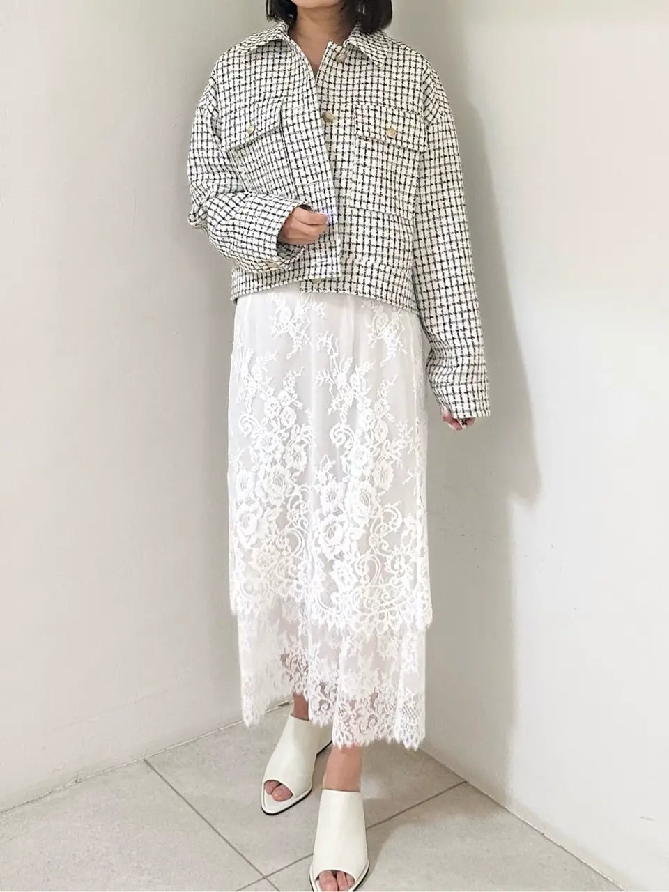 GRACE CONTINENTAL MORITA AI コーディネート画像