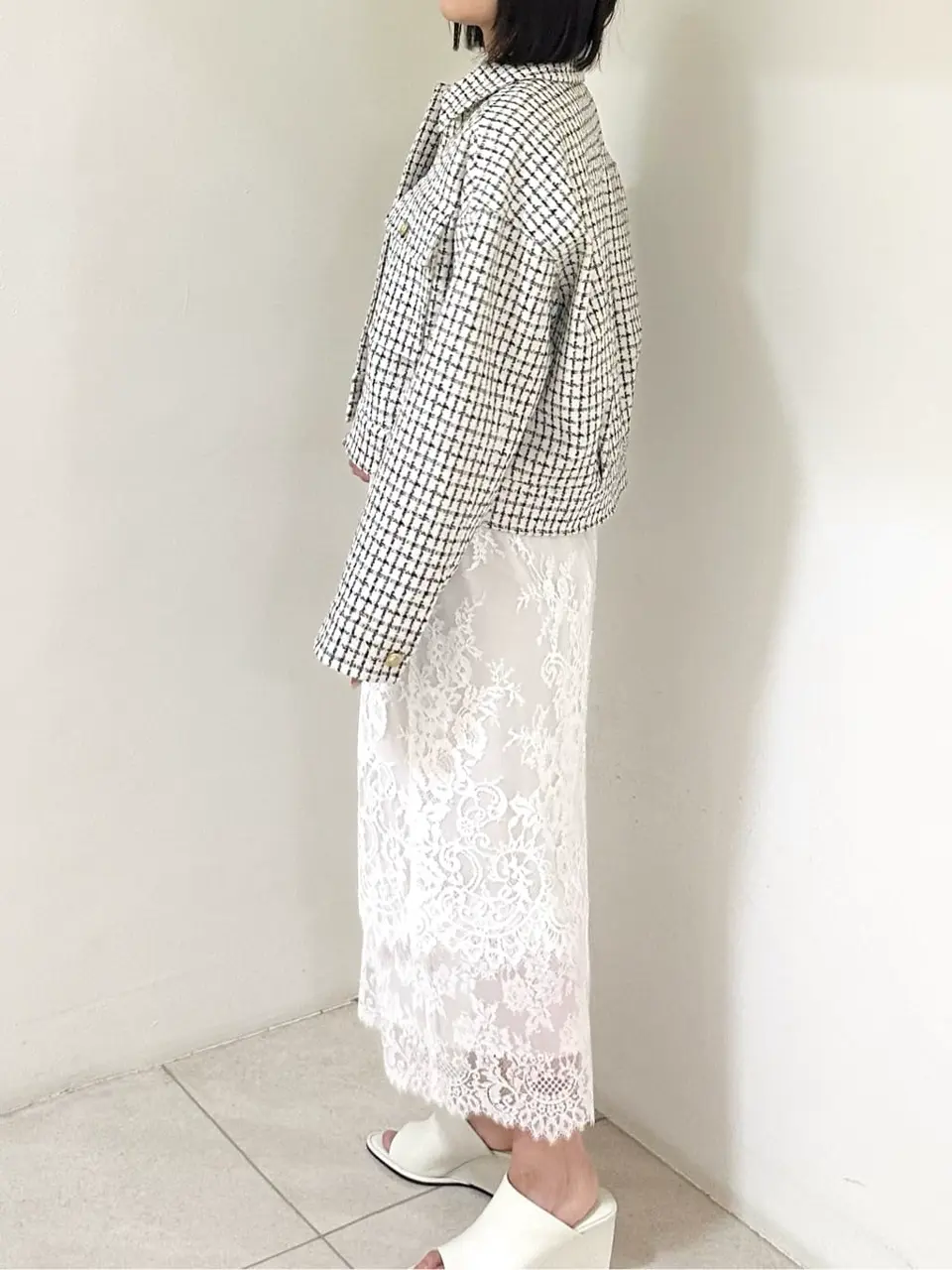 GRACE CONTINENTAL MORITA AI コーディネート画像