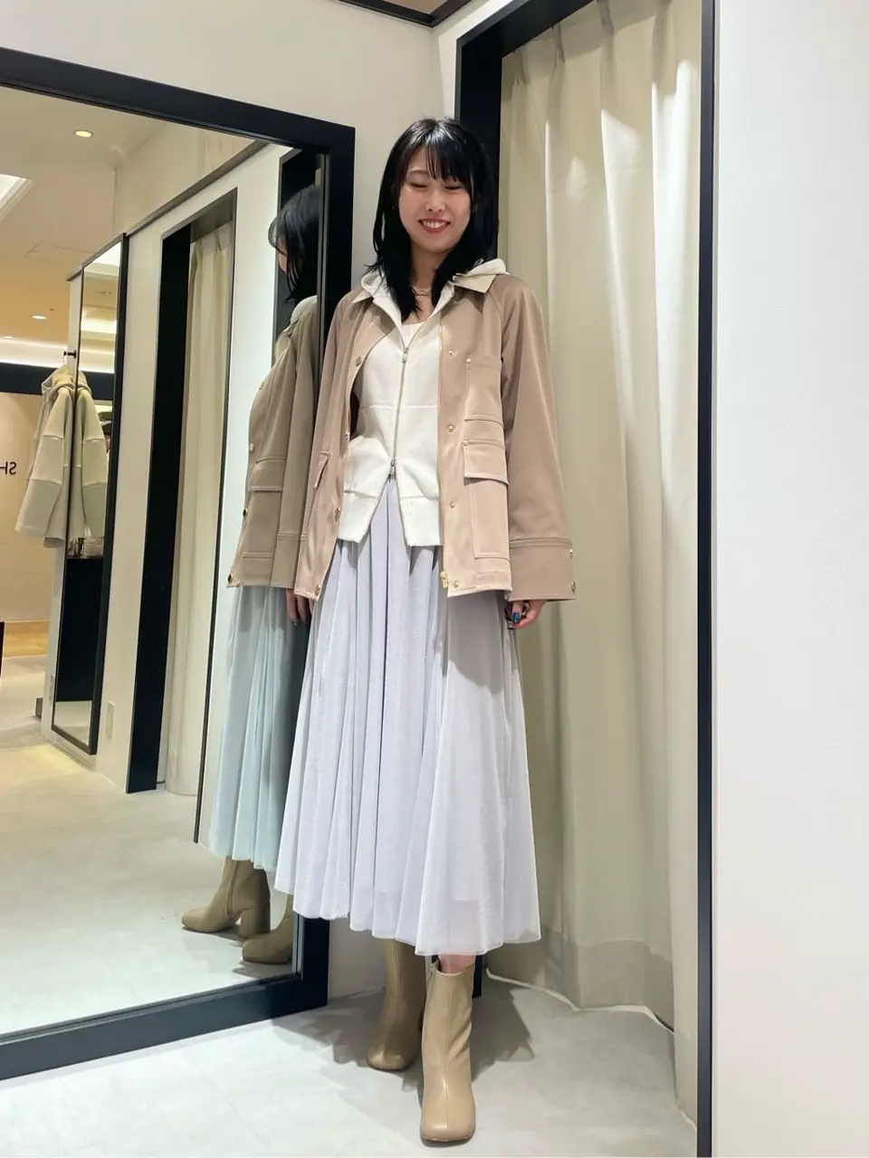 GRACE CONTINENTAL 端場　わかな コーディネート画像