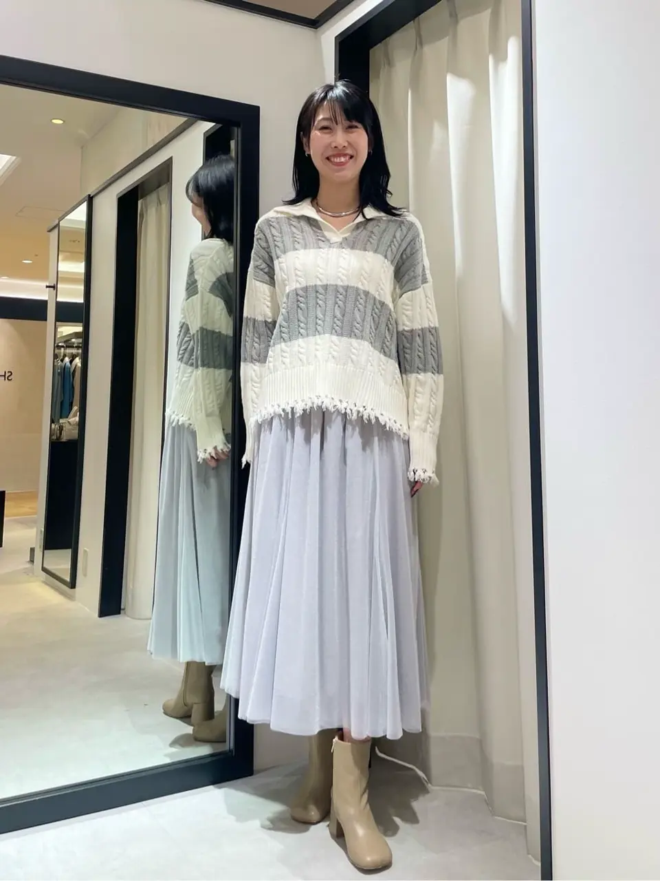 GRACE CONTINENTAL 端場　わかな コーディネート画像