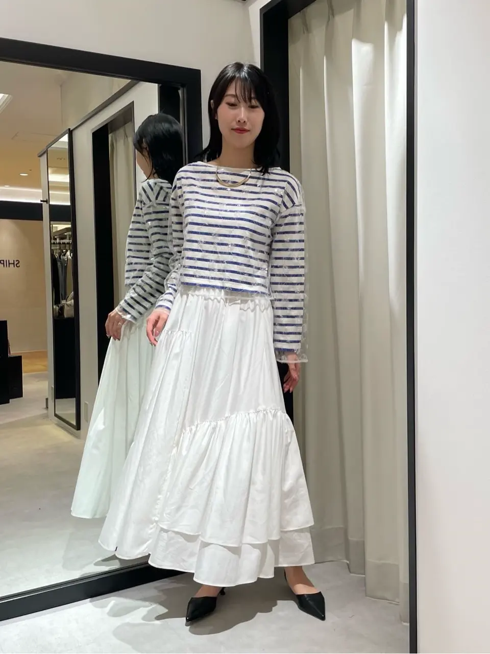 GRACE CONTINENTAL 端場　わかな コーディネート画像