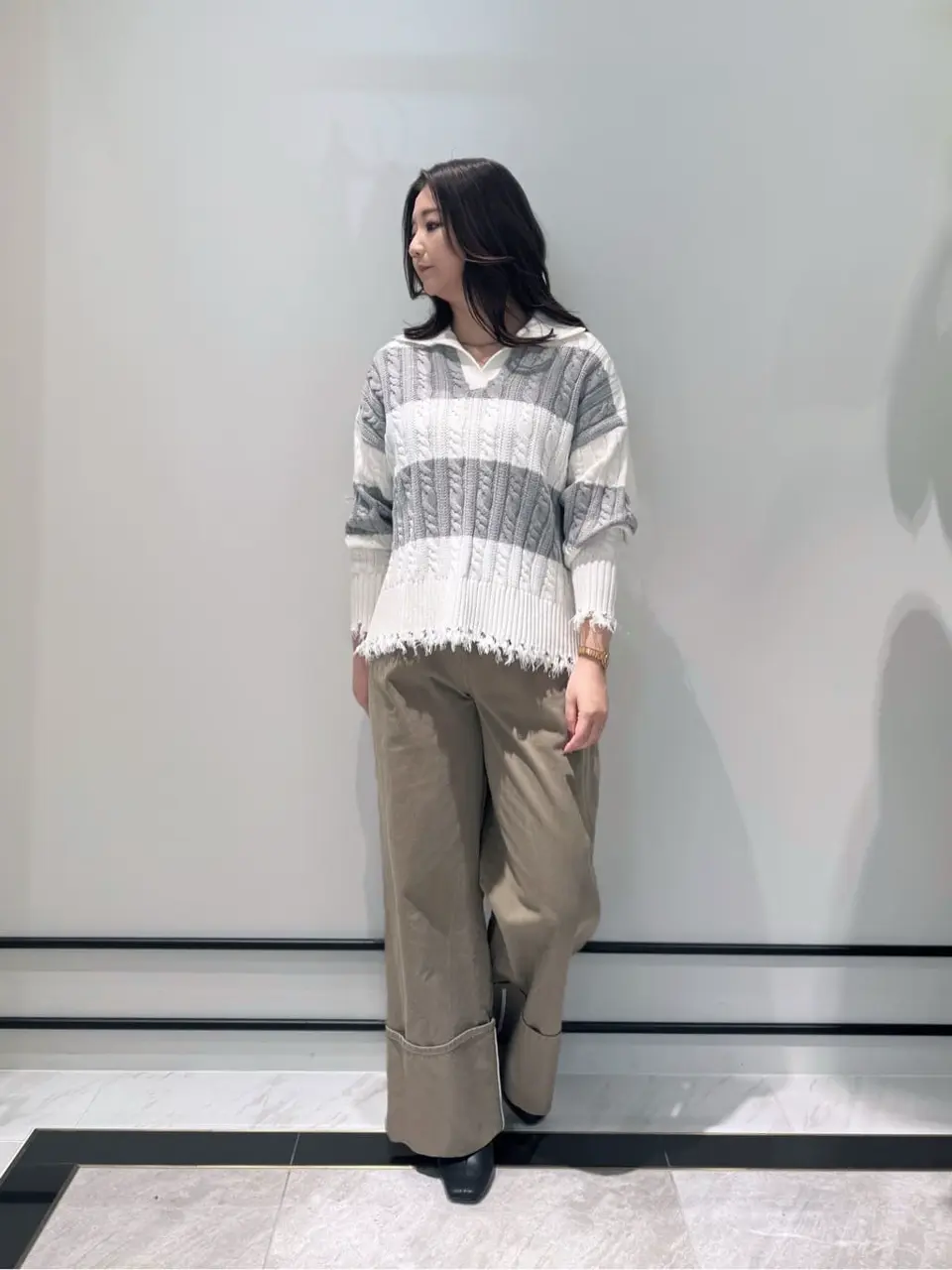 GRACE CONTINENTAL MOMOKO コーディネート画像