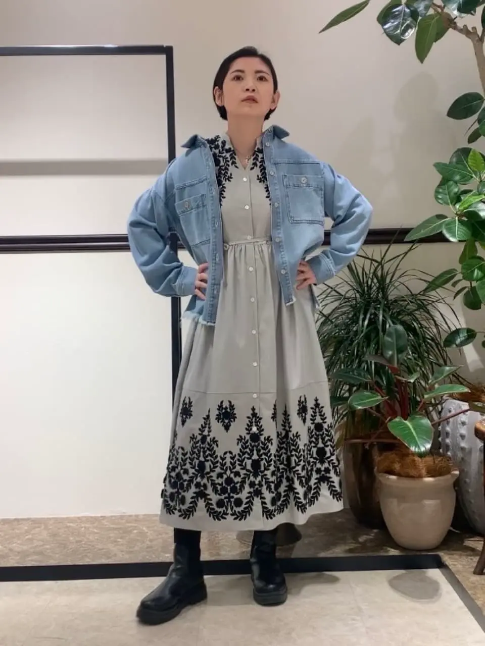 GRACE CONTINENTAL N.YURI コーディネート画像