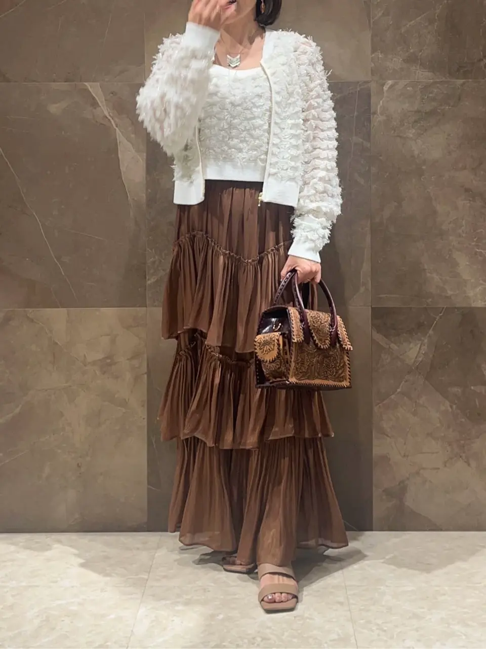 GRACE CONTINENTAL 穐山　香織 コーディネート画像