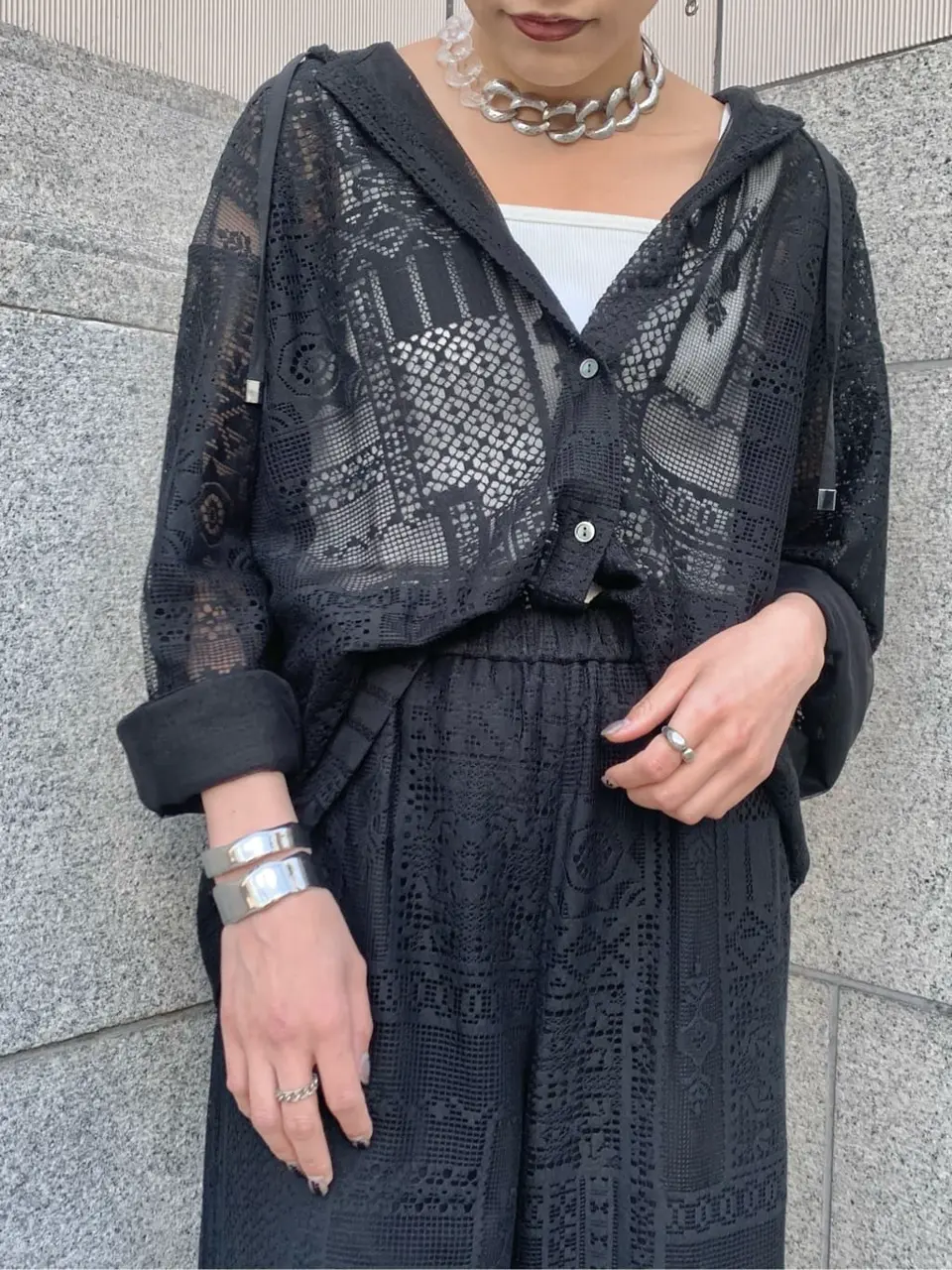 GRACE CONTINENTAL haruka iwasaki コーディネート画像