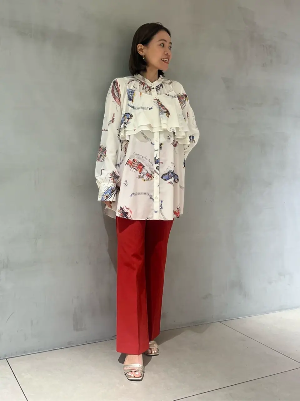 GRACE CONTINENTAL 穐山　香織 コーディネート画像