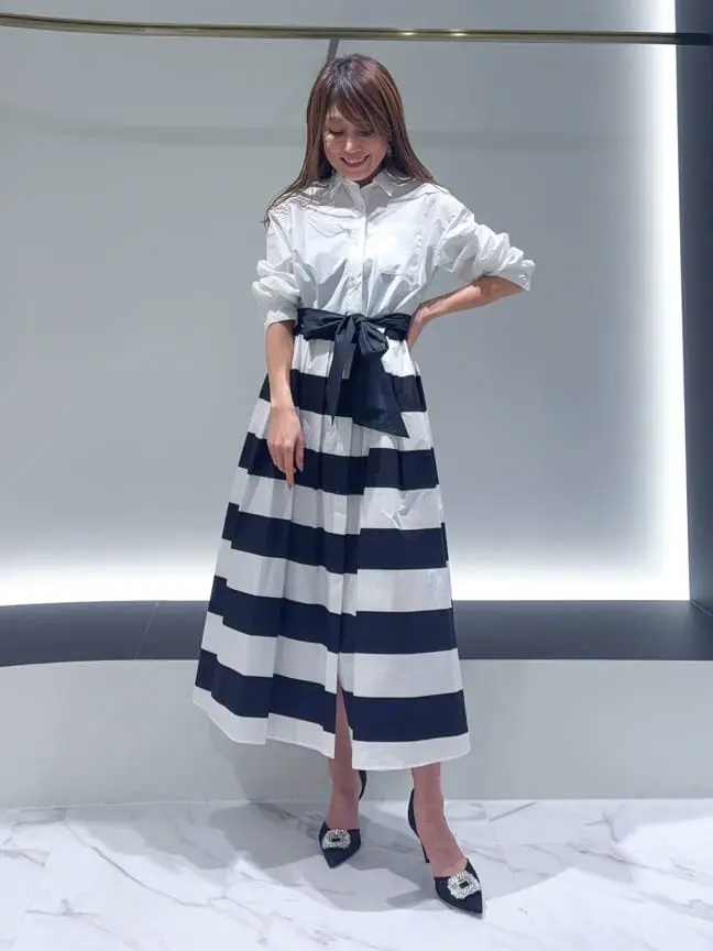 GRACE CONTINENTAL yukimi yonee コーディネート画像