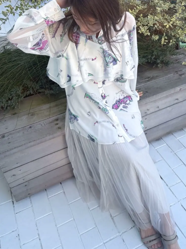 GRACE CONTINENTAL yukimi yonee コーディネート画像