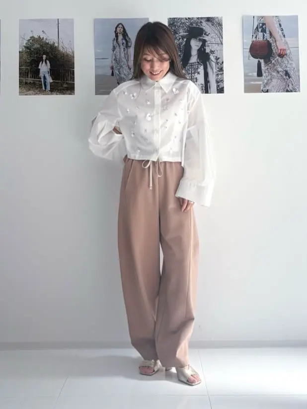 GRACE CONTINENTAL yukimi yonee コーディネート画像