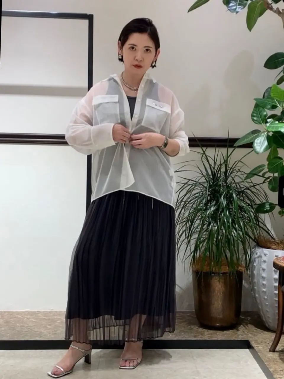 GRACE CONTINENTAL N.YURI コーディネート画像