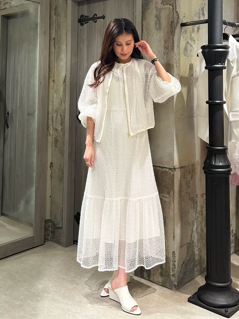 GRACE CONTINENTAL 志田　悠 コーディネート画像