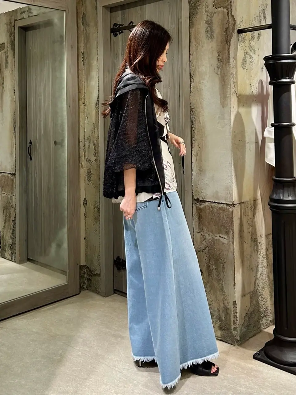 GRACE CONTINENTAL 志田　悠 コーディネート画像