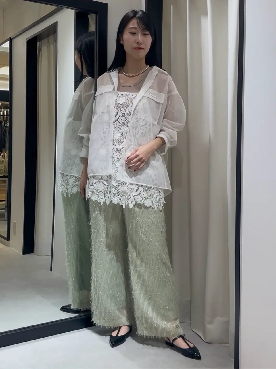 GRACE CONTINENTAL 端場　わかな コーディネート画像