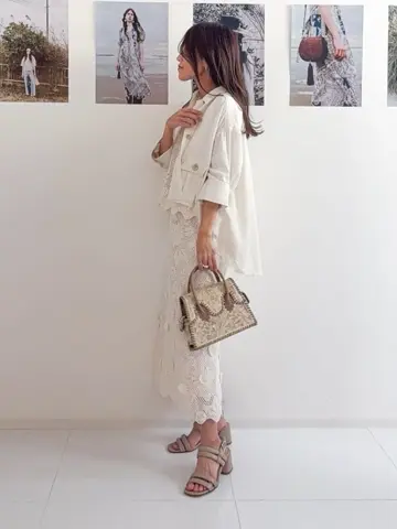 GRACE CONTINENTAL yukimi yonee コーディネート画像