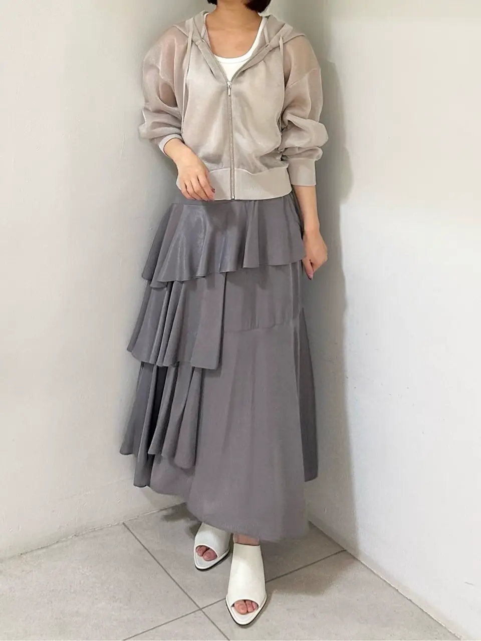 GRACE CONTINENTAL MORITA AI コーディネート画像