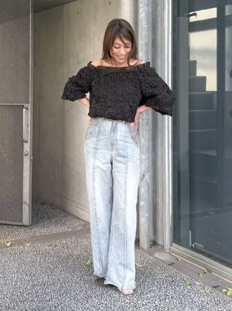 GRACE CONTINENTAL yukimi yonee コーディネート画像