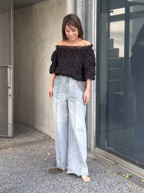 GRACE CONTINENTAL yukimi yonee コーディネート画像