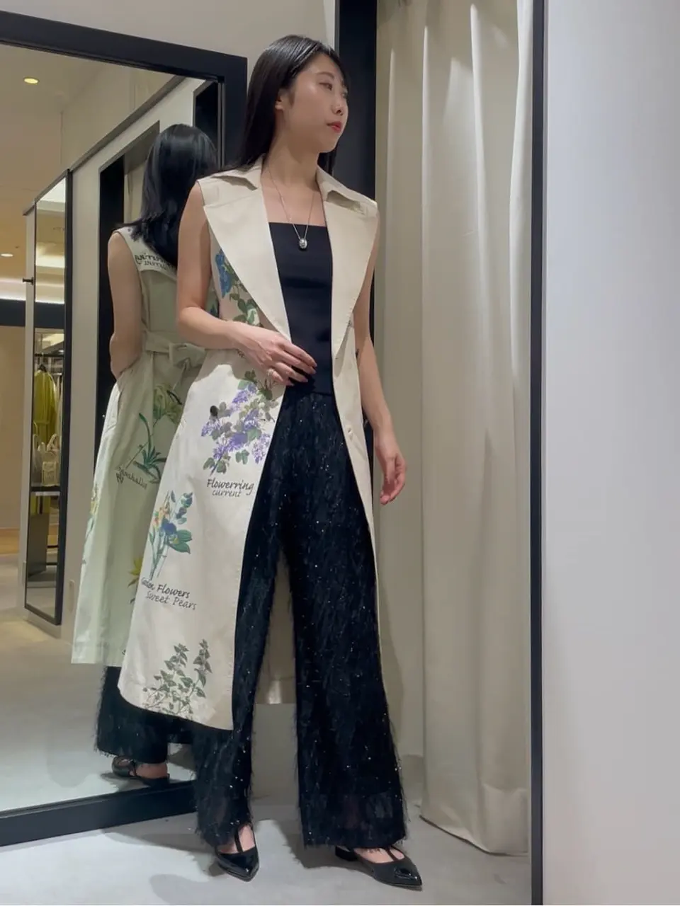 GRACE CONTINENTAL 端場　わかな コーディネート画像