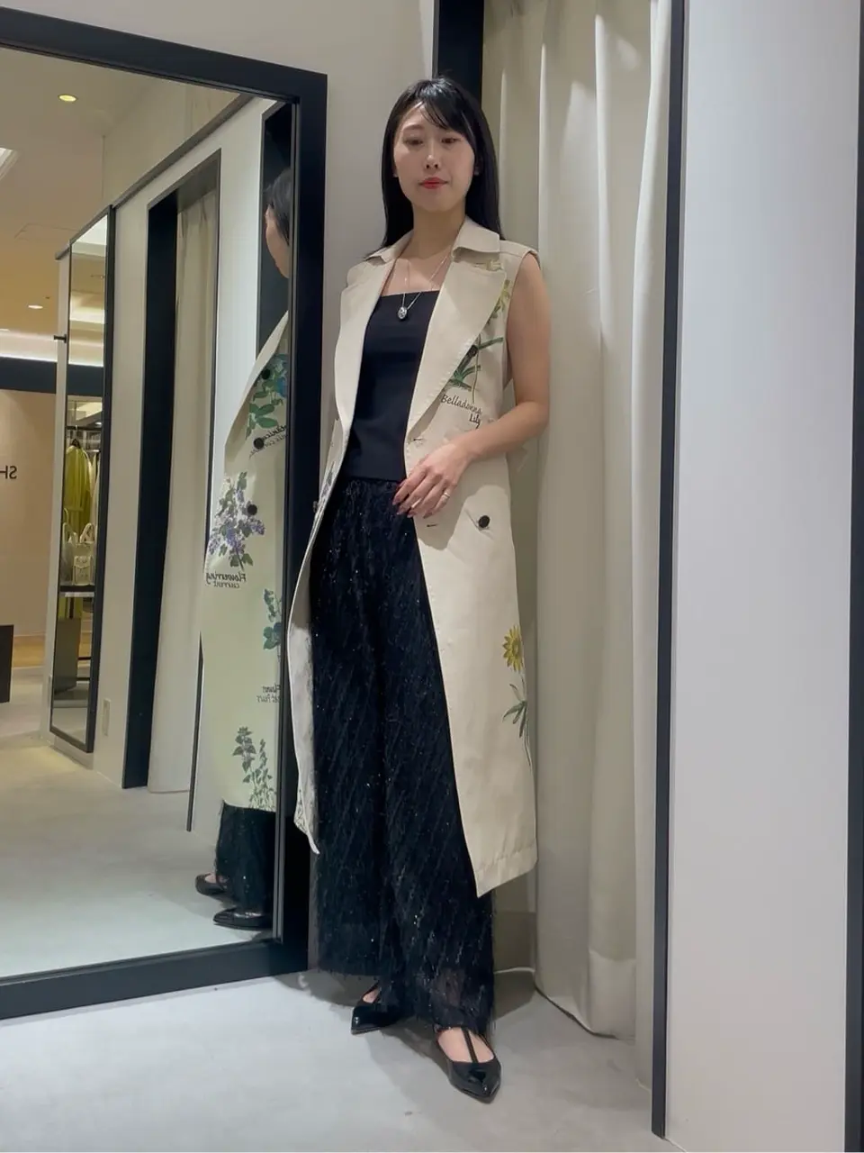 GRACE CONTINENTAL 端場　わかな コーディネート画像