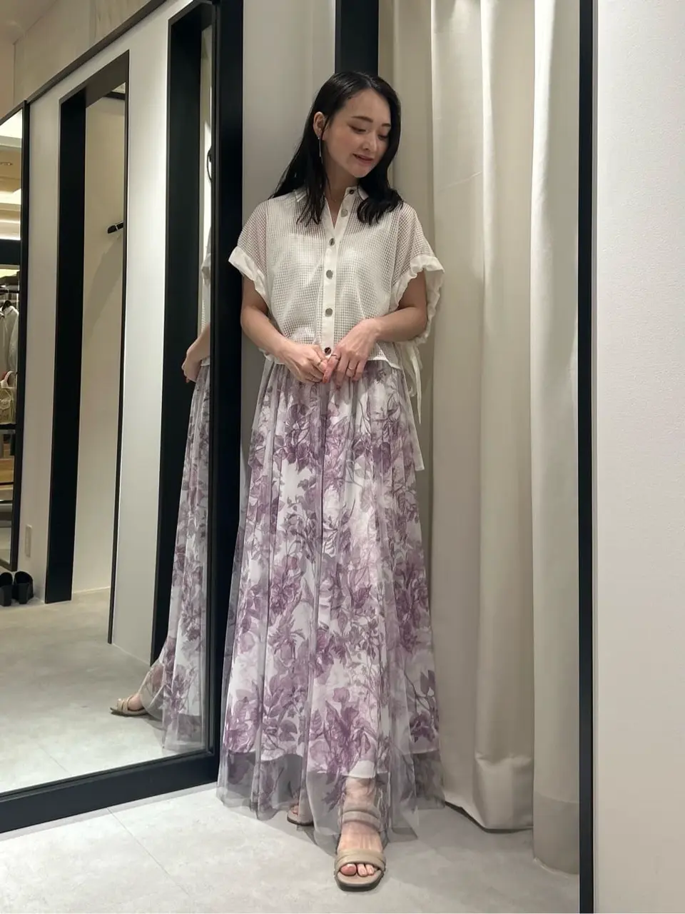 GRACE CONTINENTAL Nakatsu.m コーディネート画像