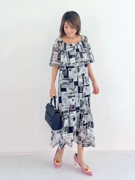 GRACE CONTINENTAL yukimi yonee コーディネート画像