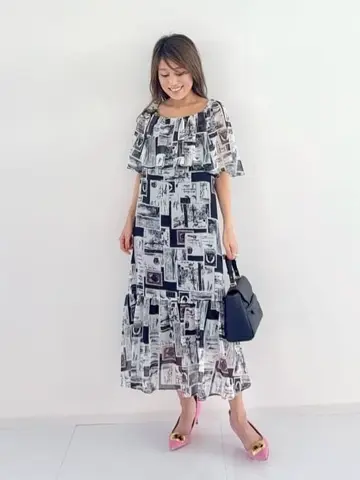 GRACE CONTINENTAL yukimi yonee コーディネート画像