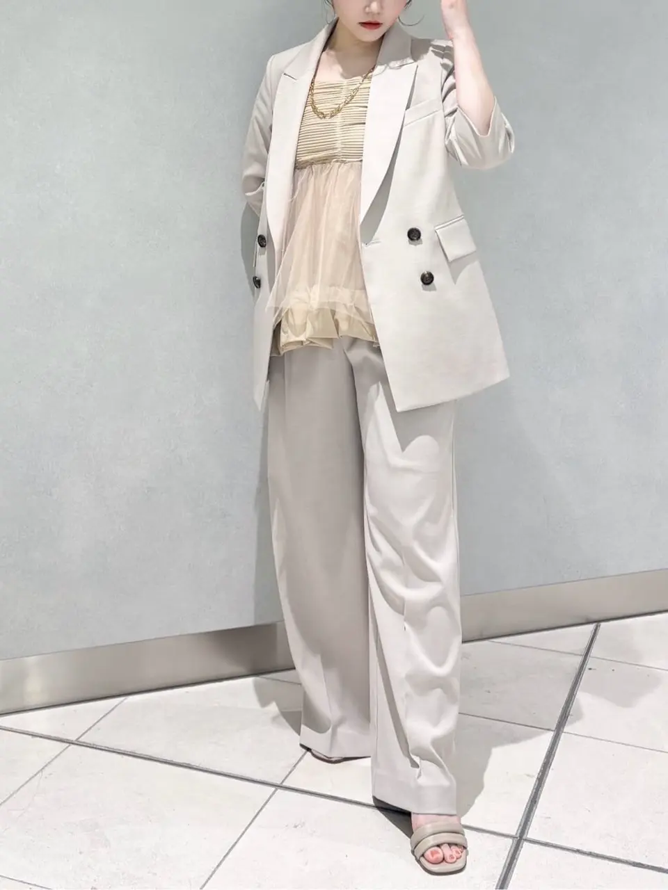 GRACE CONTINENTAL SAYUMI Nagashima コーディネート画像