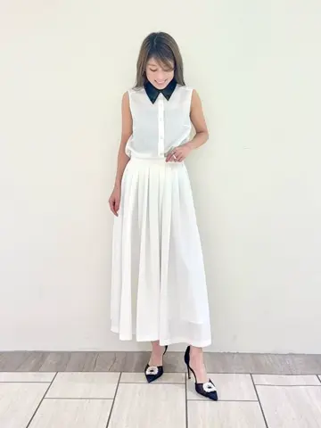 GRACE CONTINENTAL yukimi yonee コーディネート画像