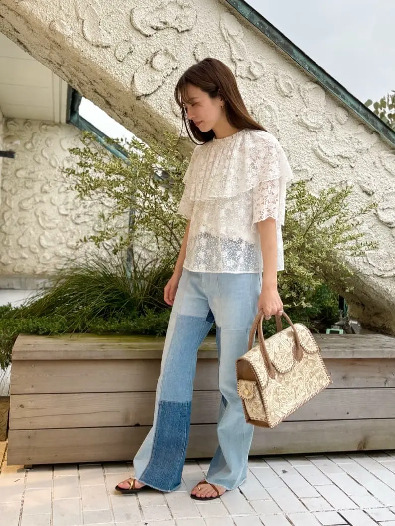 GRACE CONTINENTAL Hikaru Okada コーディネート画像