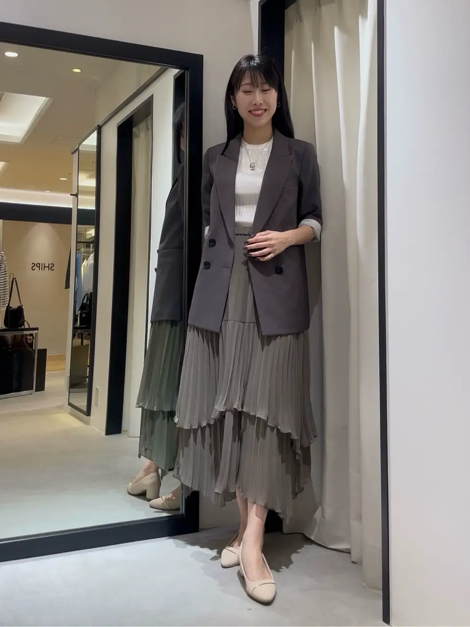 GRACE CONTINENTAL 端場　わかな コーディネート画像