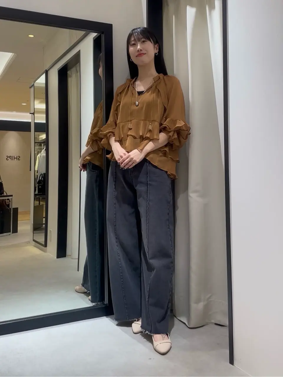  端場　わかな コーディネート画像