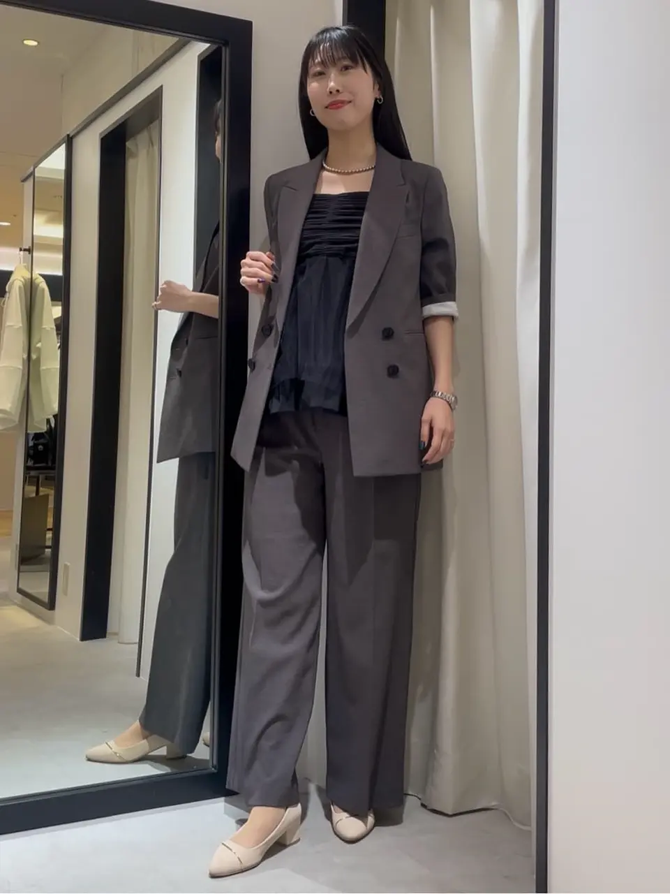 GRACE CONTINENTAL 端場　わかな コーディネート画像