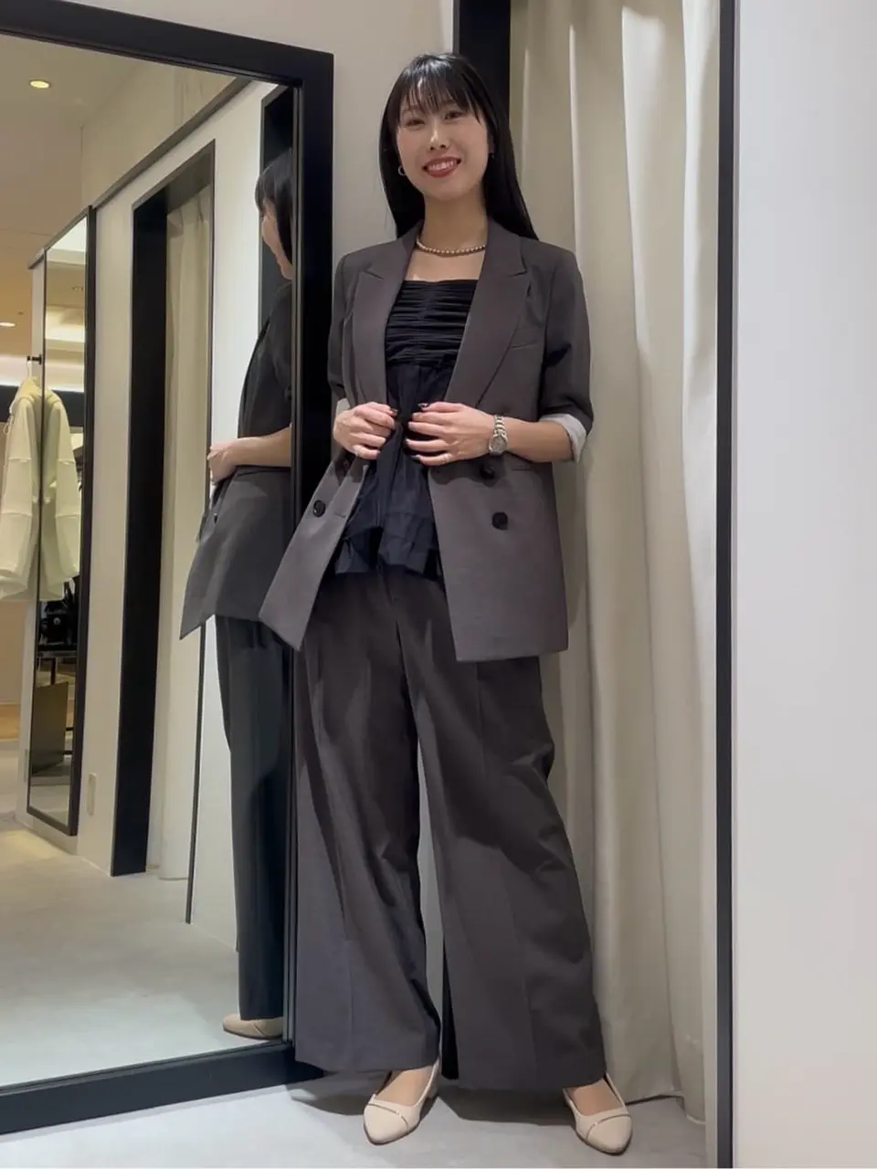 GRACE CONTINENTAL 端場　わかな コーディネート画像