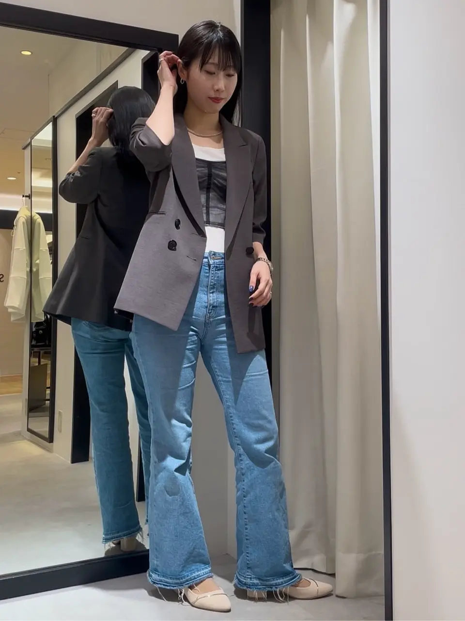 GRACE CONTINENTAL 端場　わかな コーディネート画像