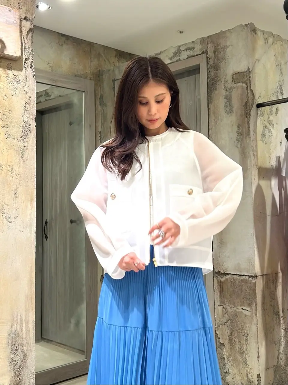 GRACE CONTINENTAL 志田　悠 コーディネート画像