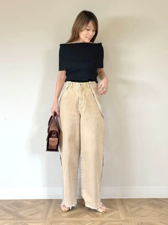 GRACE CONTINENTAL yukimi yonee コーディネート画像