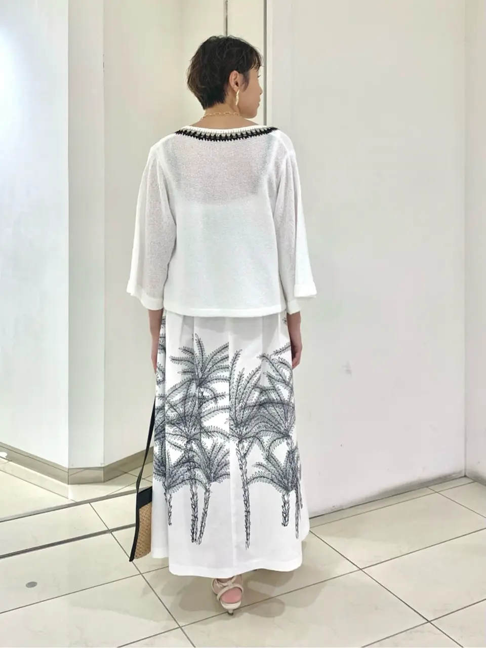 GRACE CONTINENTAL haruka iwasaki コーディネート画像