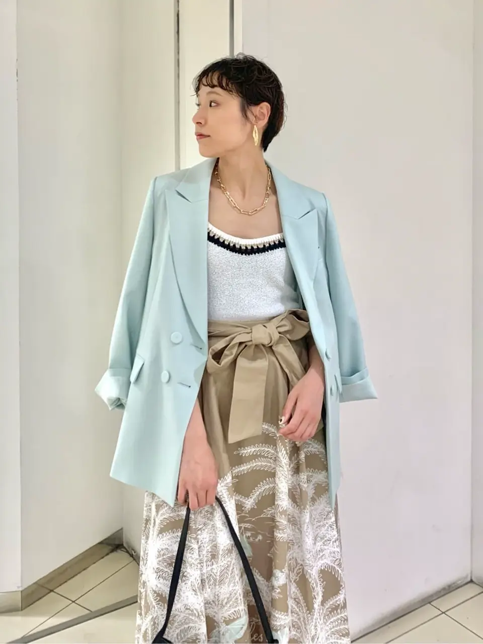 GRACE CONTINENTAL haruka iwasaki コーディネート画像