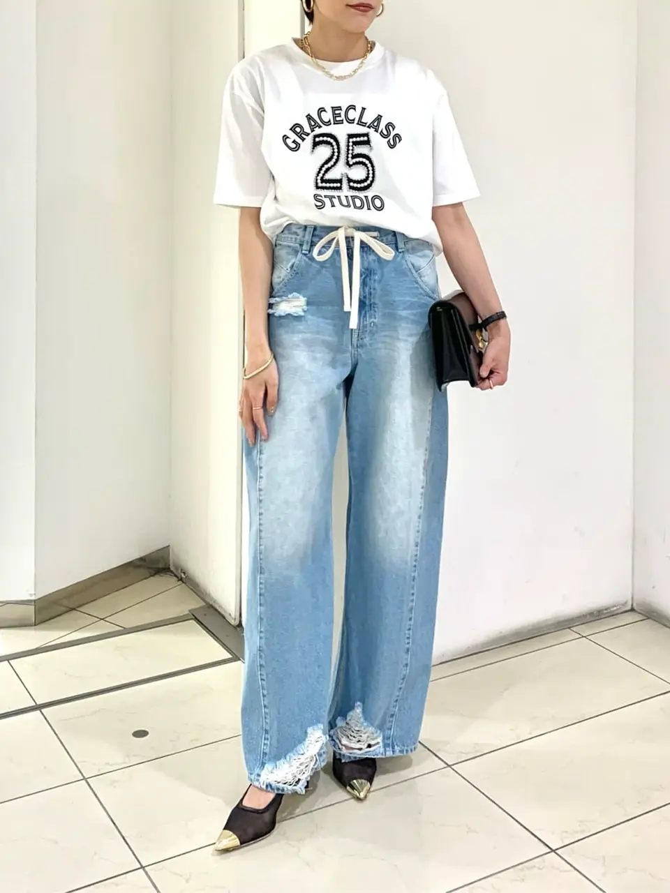 GRACE CONTINENTAL haruka iwasaki コーディネート画像